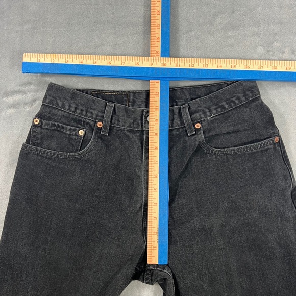 LEVI'S 560 Jeans Mens 33x30 Black Denim Relaxed Fit 00s Vintage Casual Retro - Picture 6 of 14